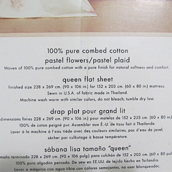 New Calvin Klein Home Queen Flat Sheet - Picture 6 of 7